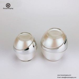HXL232A Round Empty Cosmetic Jar Double Wall Container Skincare Jar