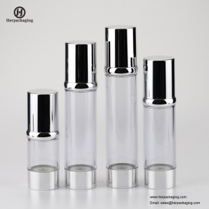 HXL4210 Empty Acrylic airless cream and Lotion Bottle cosmetic packaging skin care container
