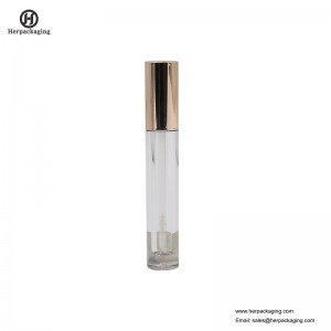 HCL304 Clear Plastic Empty lip gloss tubes for colour cosmetic products flocked lip gloss applicators